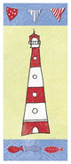 "Coastal Lighthouse I" Digital Paper Print by Farida Zaman, 18"x42"