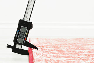 Modern Accent Rug, Scarlet Red, 6'11"x4'11"