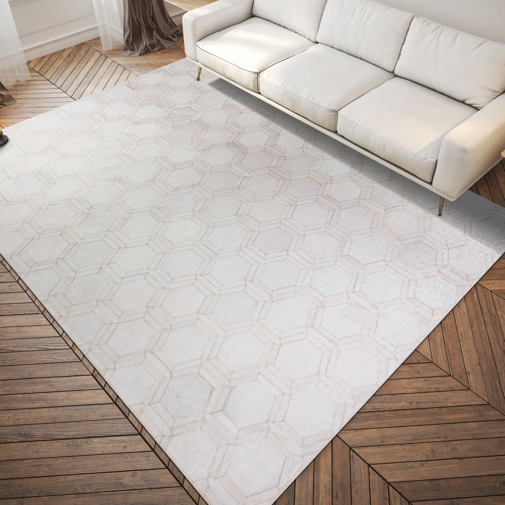 Indoor/Outdoor Stetson SS1 Linen Machine Washable 3' x 5' Rug