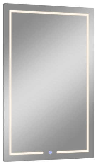 Brett/Daisy Rectangular Mirror With LED Light., Clear