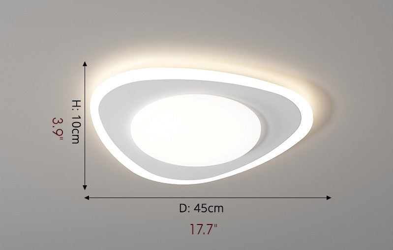 Bastogne | Modern Ceiling Light For Kids Room, Triangle Shape, Warm Light