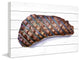 "On the Grill" Painting Print on White Wood, 36"x24"