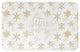 Cream Snowflakes 4 34x21 Bath Mat