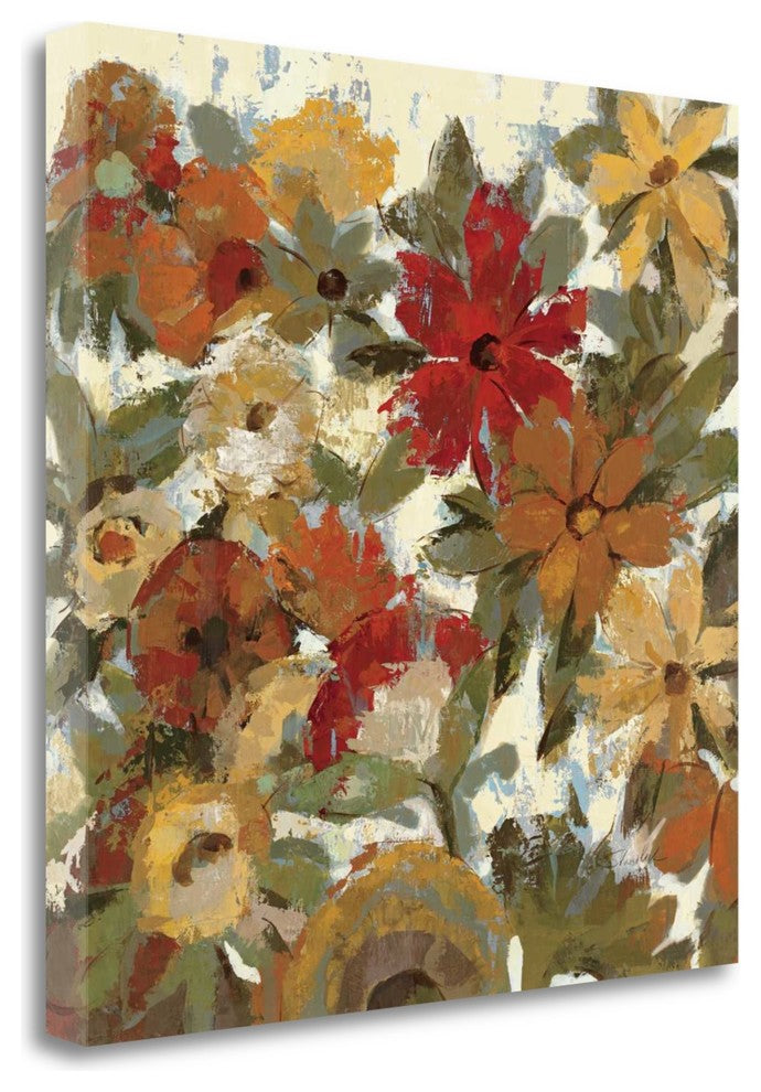 "Expressive Garden II" By Silvia Vassileva, Giclee Print on Gallery Wrap Canvas