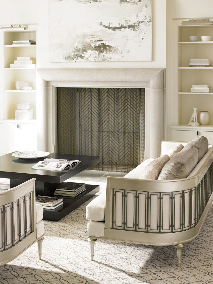 Quit Your Metal-Ingsofa With Metal Wraparound Metal Detail