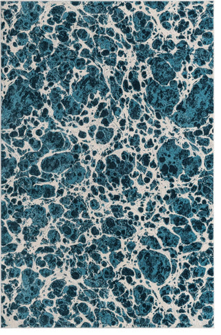 Unique Loom Oasis Breeze Area Rug, Blue, 6' 0 X 9' 0 Rectangular