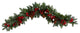 40" Pines, Red Berries and Pinecones Artificial Christmas Garland