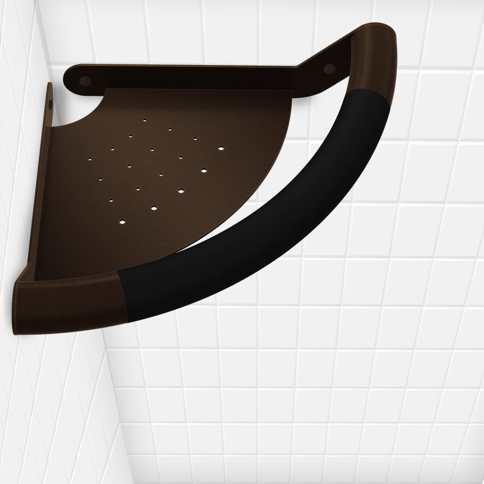 Pulse Shower Spas Ergo Corner Bar, Oil Rubbed Bronze