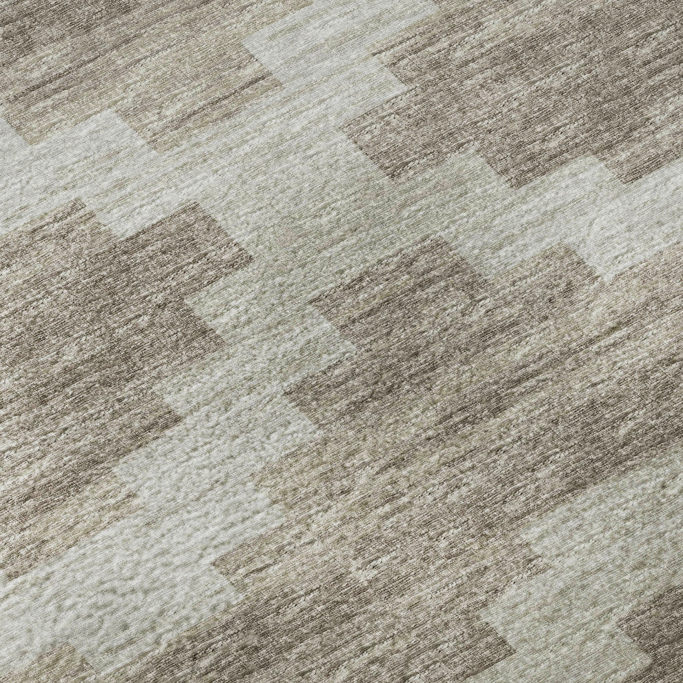 Addison Premium Washable Mayfield AMF115 Neutral 3' x 5' Rug