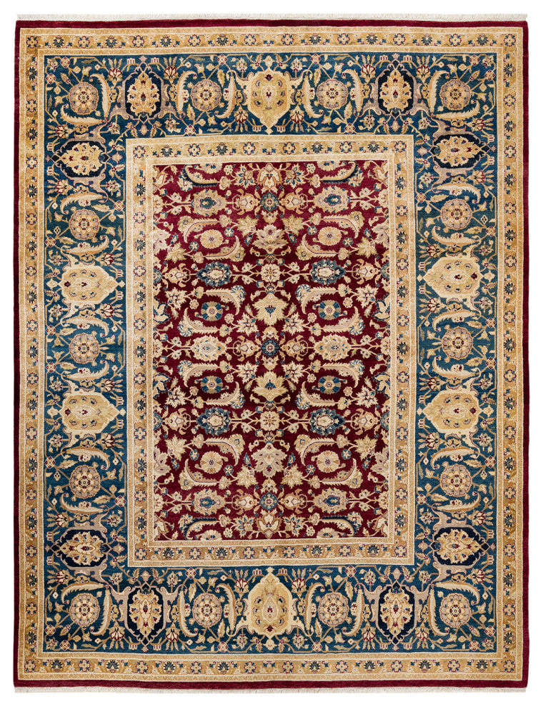 Mogul, One-of-a-Kind Hand-Knotted Area Rug Red, 8' 2" x 10' 5"