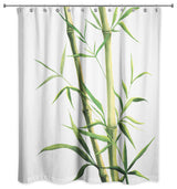 Bamboo Watercolor 5 71x74 Shower Curtain