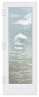 Interior Prehung Door or Interior Slab Door - Dolphins in the Shimmer -...