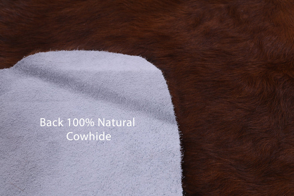 Natural Cowhide Rug 6' 4" X 5' 10" C1922