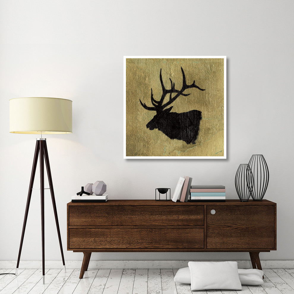 "Golden Lodge V" Digital Paper Print by James Wiens, 42"x42"