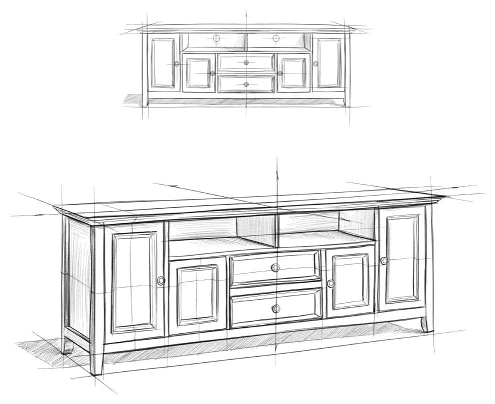 Amherst 72 inch Wide TV Media Stand