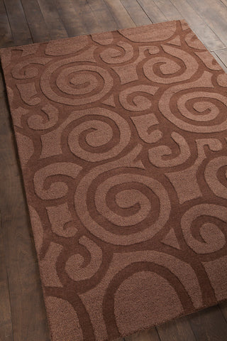Jaipur Transitional Area Rug, Brown, 5'x7'