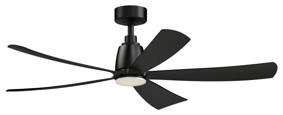 Kute5 52 52 in. Outdoor Fan, Black