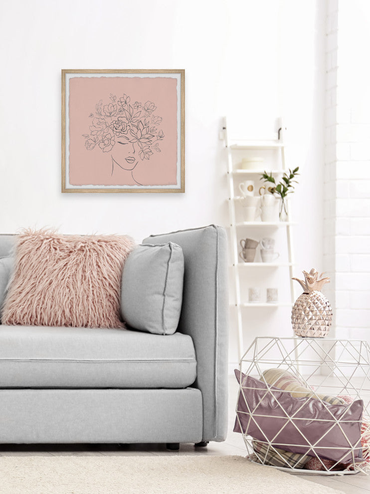 "Wild Influence" Framed Painting Print, 32x32