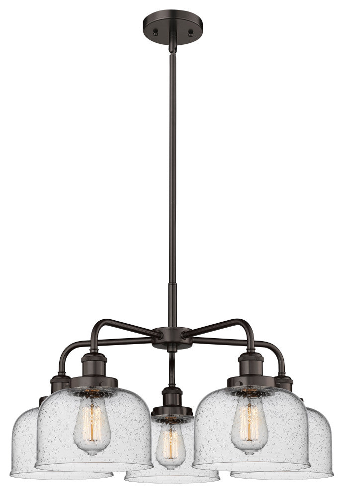 Innovations Cone 5 26" Chandelier Oil Rubbed Bronze
