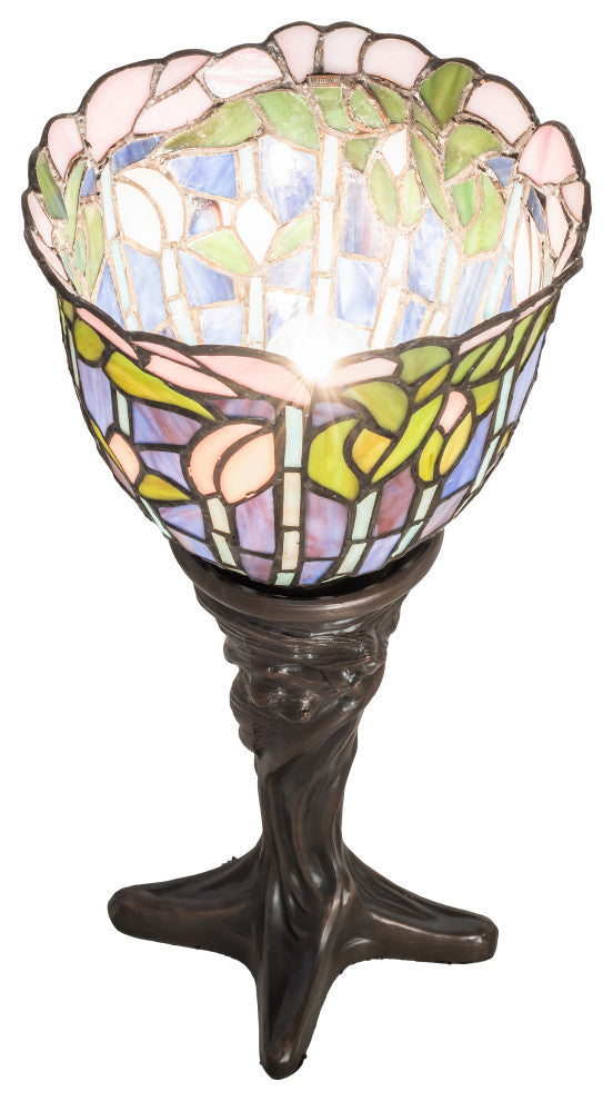 15 High Tiffany Flowering Lotus Mini Lamp