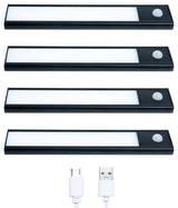4 Packs LED Closet Light, Brightness and Color Temperature Adjustable, 62-LED