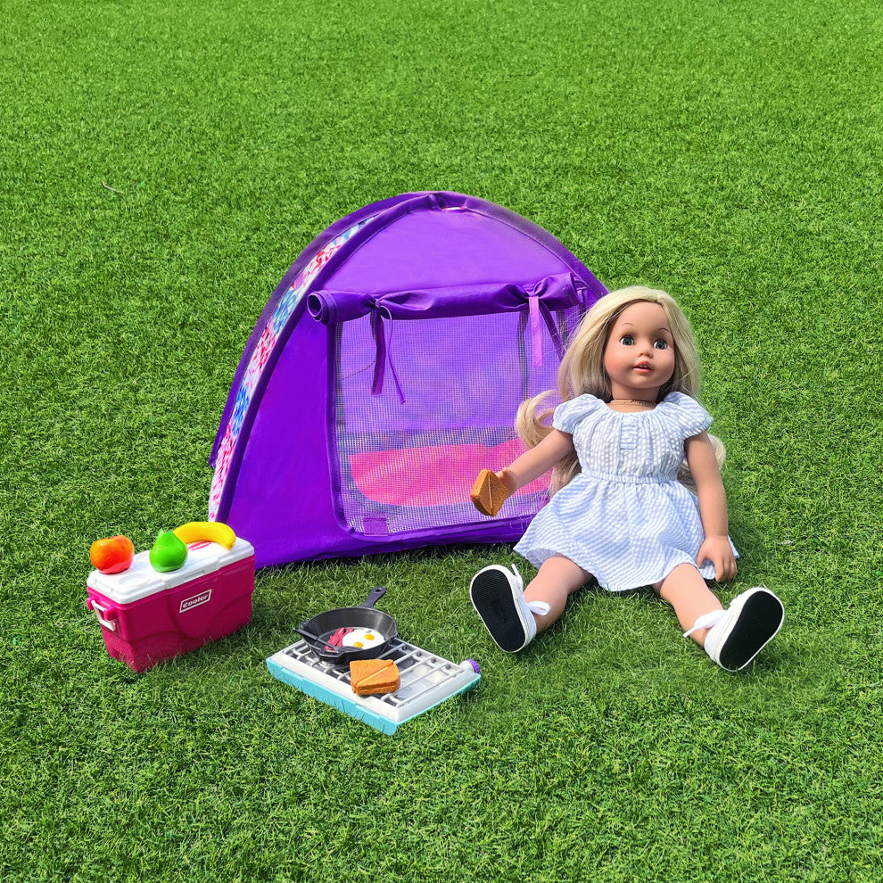 18" Doll - Smaller Tent & Sleeping Bag