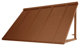 Awntech 6' Houstonian Standing Seam Metal Awning, Copper