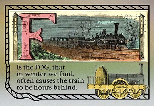 F Is the Fog - Gallery Wrapped Canvas Art 28" x 42"