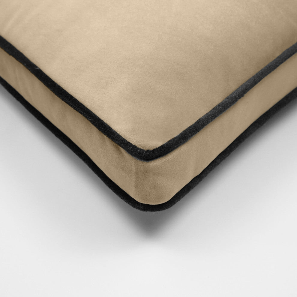 Posh Box Pillow - Latte