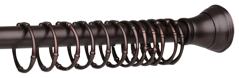 Utopia Alley Shower Hooks - Shower Curtain Rings for Bathroom, Set of 12, Oil Rubbed Bronze