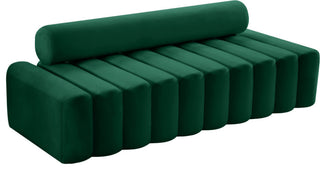 Melody Velvet Upholstered Chair, Green, Sofa