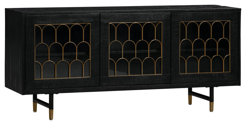 Gatsby Wood Buffet - Black