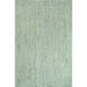 Nuloom Rigo Hand Woven Farmhouse Jute Rug, Green 9' x 12'