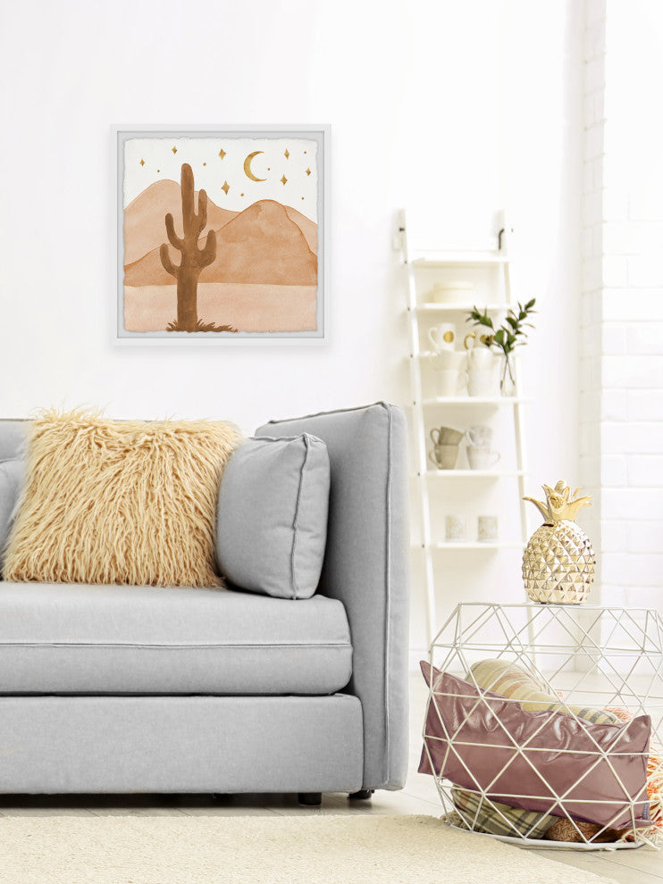"Thirst for Adventure" Framed Painting Print, 32x32