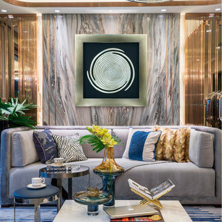 Abstract Spiral Shadow Box Wall DÃ©cor