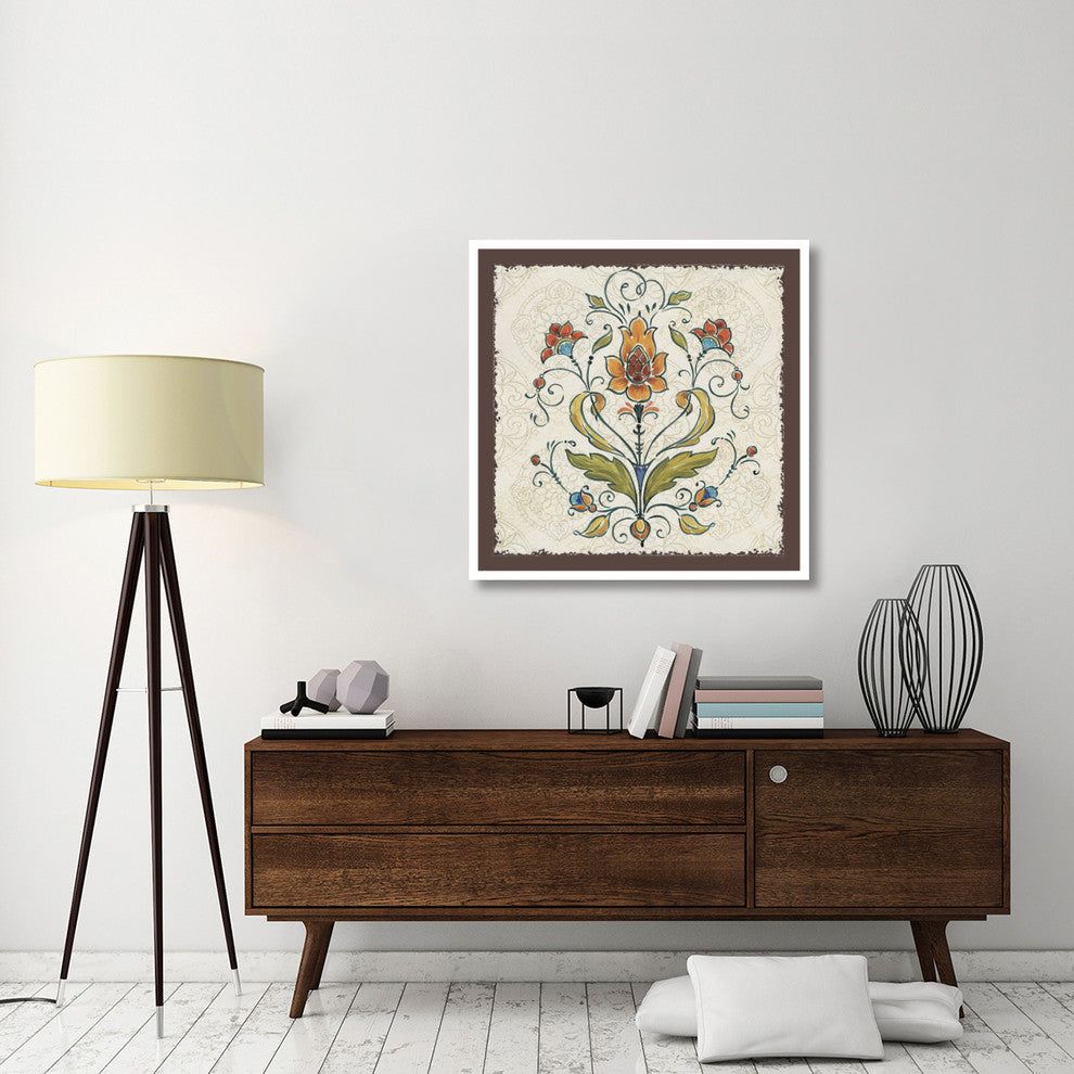 "Mediterranean Flair III" Digital Paper Print by Daphne Brissonnet, 38"x38"