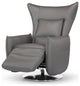 Hyland Reclining Chair with Swivel Base and Top Grain Leather