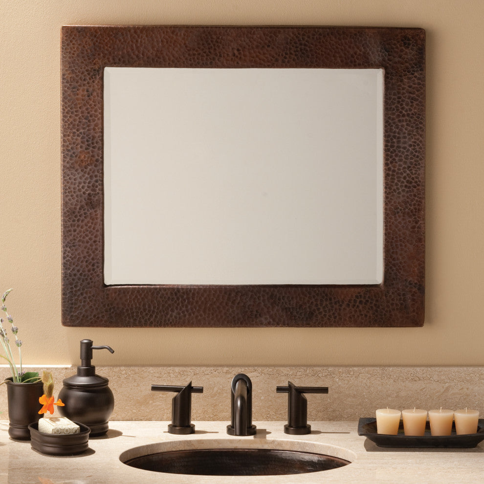 Small Sedona Rectangle Mirror in Antique