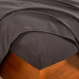 Serenta Trois Embroidered 4 Piece Bed Sheet Set, Chocolate, Full