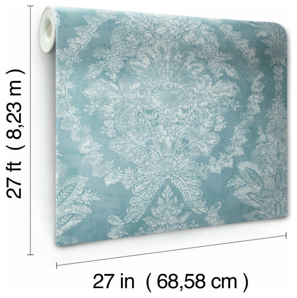Charleston Damask Wallpaper