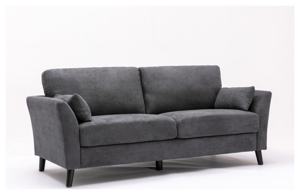 Damian Woven Sofa, Gray
