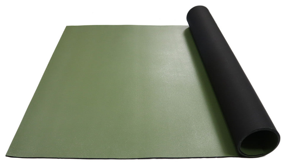 Rubber-Cal Terra-Flex Sport Rolls, Grass Green, 4ft X 25ft