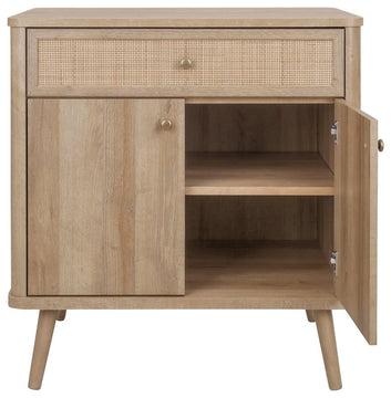 Thelma KD Rattan Small Cabinet 1 Drawer + 2 Doors