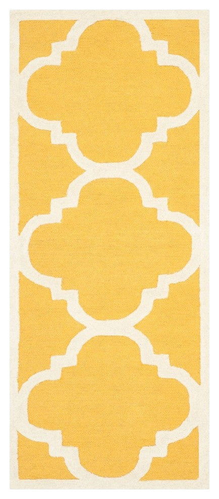 Safavieh Cambridge CAM140Q 10' Round Gold Rug