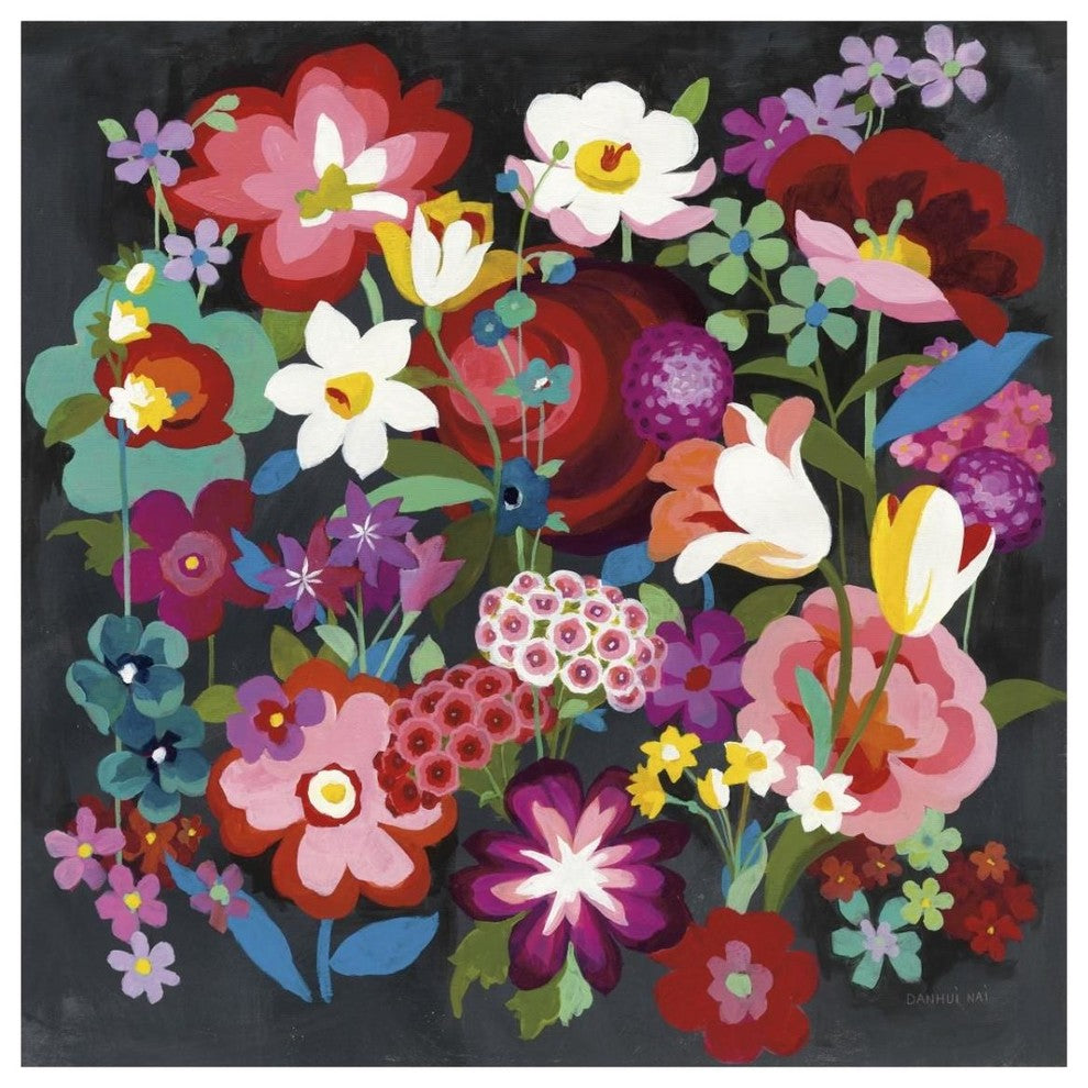"Alpine Florals" Digital Paper Print by Danhui Nai, 32"x32"