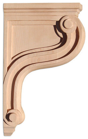 Chicago Large Wood Bracket - Maple, Cherry, Large