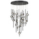 Barletta 26-Light Chandelier, Black