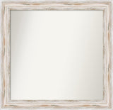 Wall Mirror Choose your Custom Size, Alexandria White Wash
