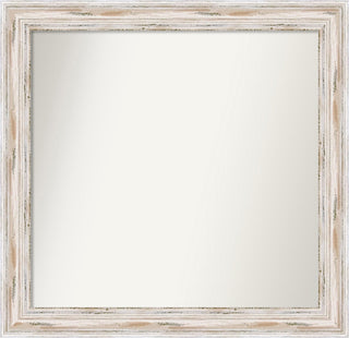 Wall Mirror Choose your Custom Size, Alexandria White Wash