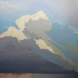 Storm over Chisos - 54 x 54 by Cap Pannell